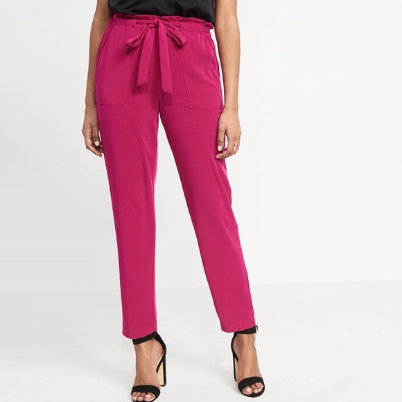 Dynamite Pants - Cindy Paperbag Cigarette Office Pants